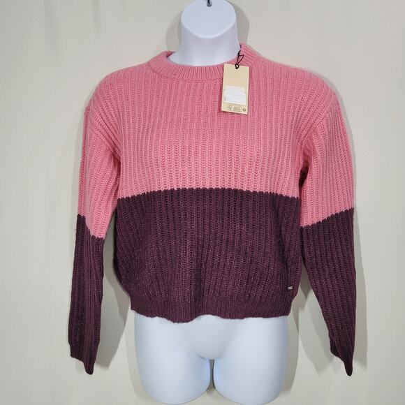 SCOTCH & SODA CHUNKY COLORBLOCK SWEATER IN PINK COMBO Large - Picture 1 of 8